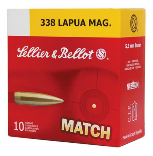 S&B 338 LAPUA 250 BTHP 10 - Taurus Savings